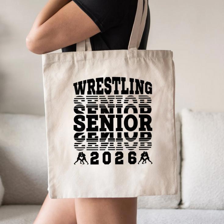 Wrestling Senior 2026 Graduation Canvas Tote Bag