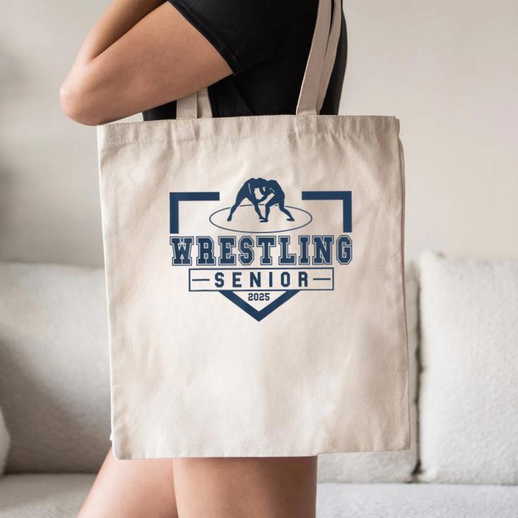 Wrestling Senior Night Wrestling Senior 2025 Graduation 66 Canvas Tote Bag