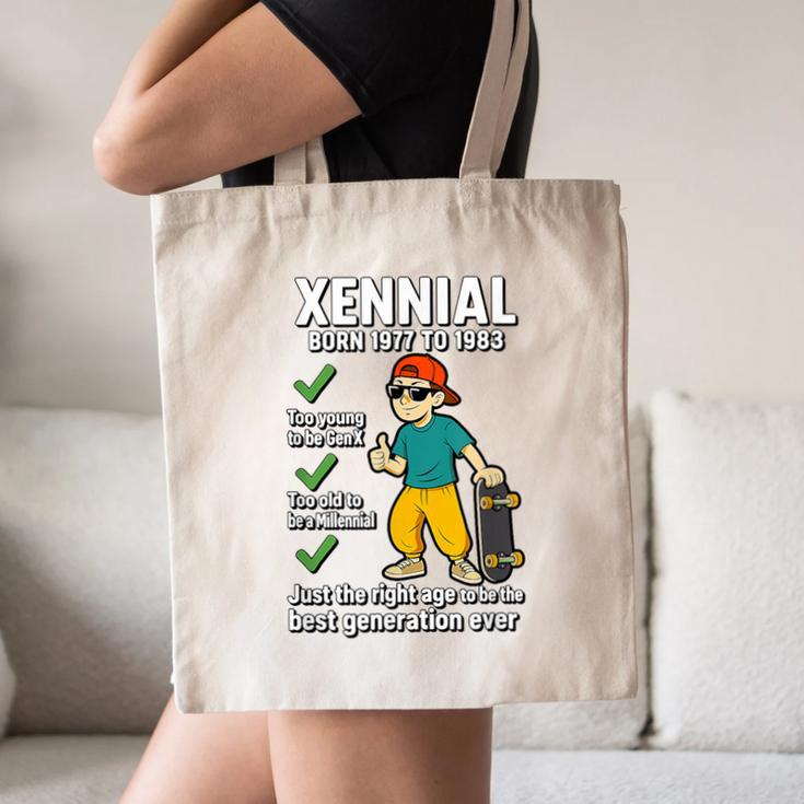 Xennial Born 1977 To 1983 Nostalgia Canvas Tote Bag Xennial Born 1977 To 1983 Nostalgia Canvas Tote Bag