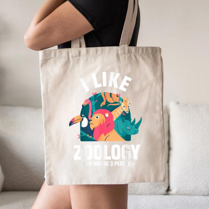 Zoologist Scientist Wildlife Biologist Zoology Introverted Canvas Tote Bag