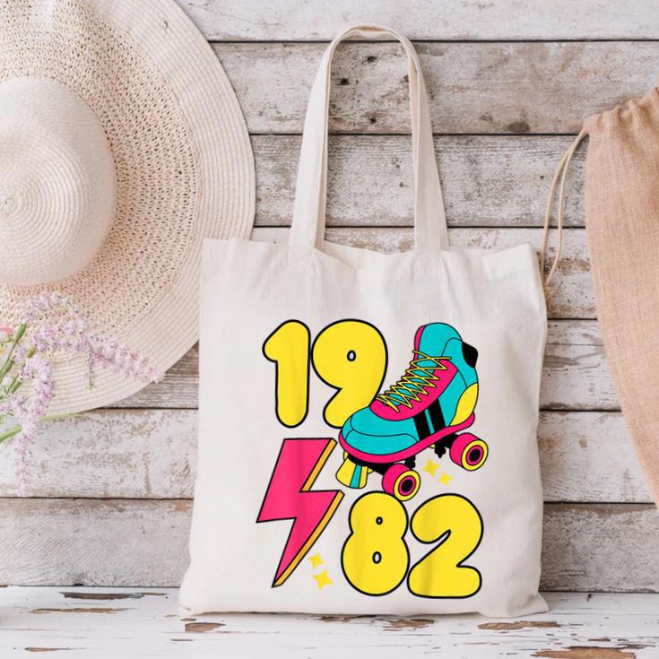 1982 Retro Raised In The 80s Old School Nostalgia Vibes Canvas Tote Bag 1982 Retro Raised In The 80s Old School Nostalgia Vibes Canvas Tote Bag