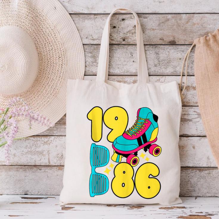 1986 Retro Raised In The 80s Old School Nostalgia Vibes Canvas Tote Bag