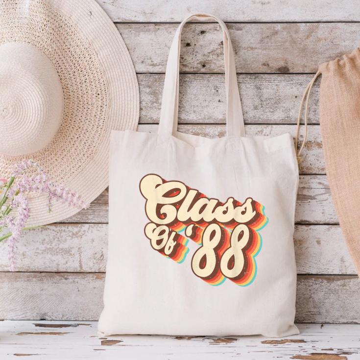 1988 Class Reunion Retro Class Of 88 High School Graduation Canvas Tote Bag