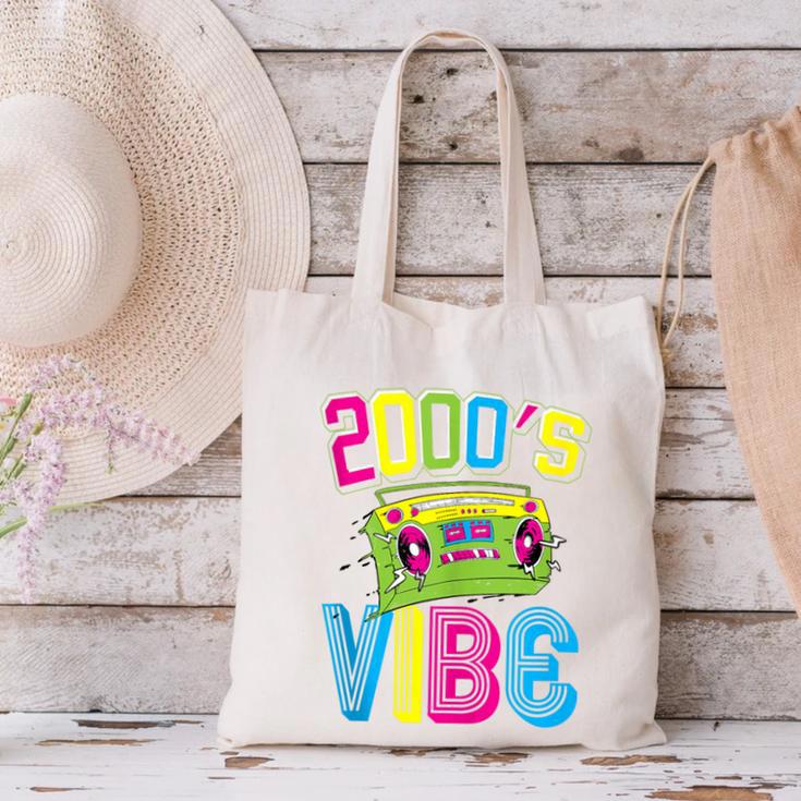 2000's Vibe Hip Hop Costume Early 2000s Party Nostalgia Canvas Tote Bag