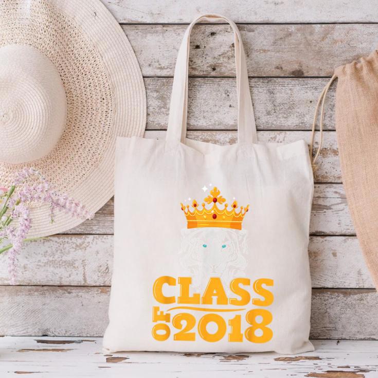2018 Graduation Class Of 2018 KingShirt Canvas Tote Bag
