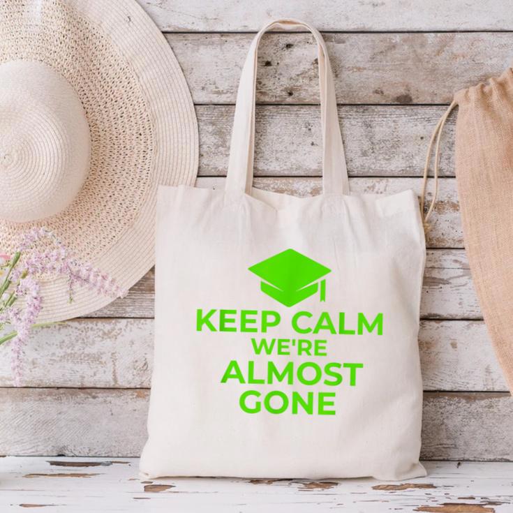 2018 Graduation Red Green High School Color Canvas Tote Bag