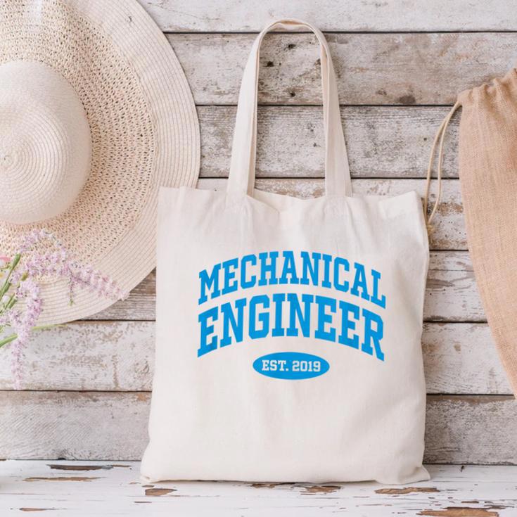 2019 Graduation For Mechanical Engineer Canvas Tote Bag