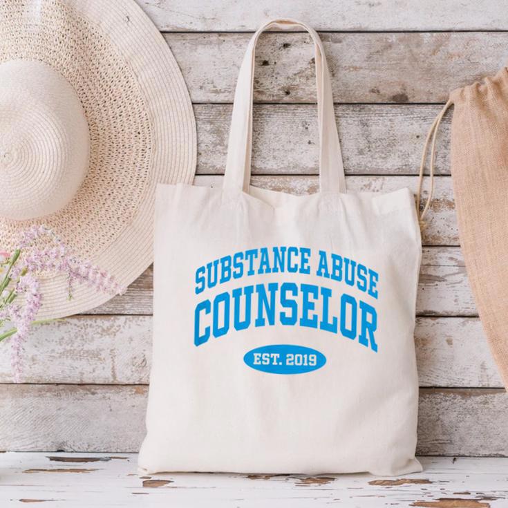 2019 Graduation For Substance Abuse Counselor Canvas Tote Bag