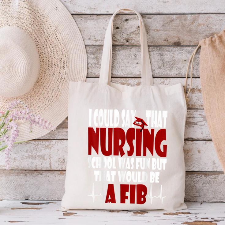 2020 Graduation Nurses RN LPN NP Canvas Tote Bag