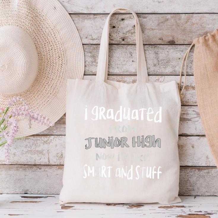 2023 Middle School Graduation Junior High Graduate Canvas Tote Bag