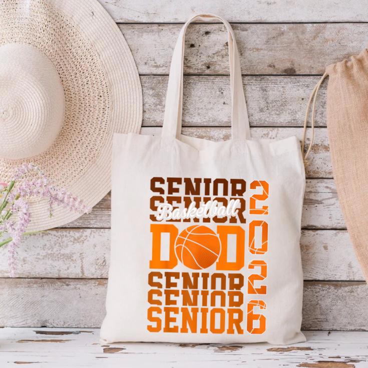 2026 Basketball Senior Dad Graduation Matching Family Canvas Tote Bag