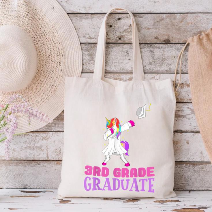 3rd Grade Graduation Unicorn End Of Year Third Canvas Tote Bag