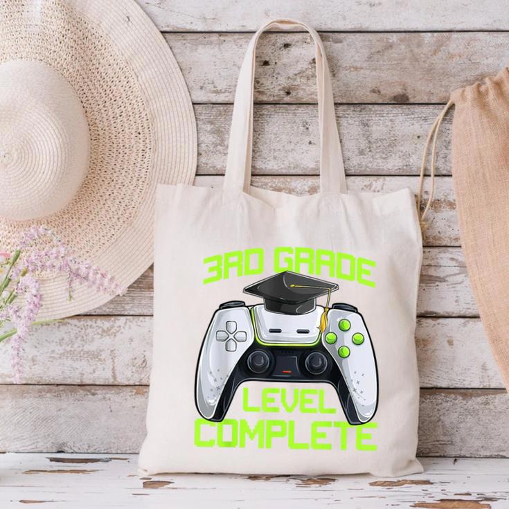 3rd Grade Level Complete Gamer Class Of 2026 Graduation Canvas Tote Bag