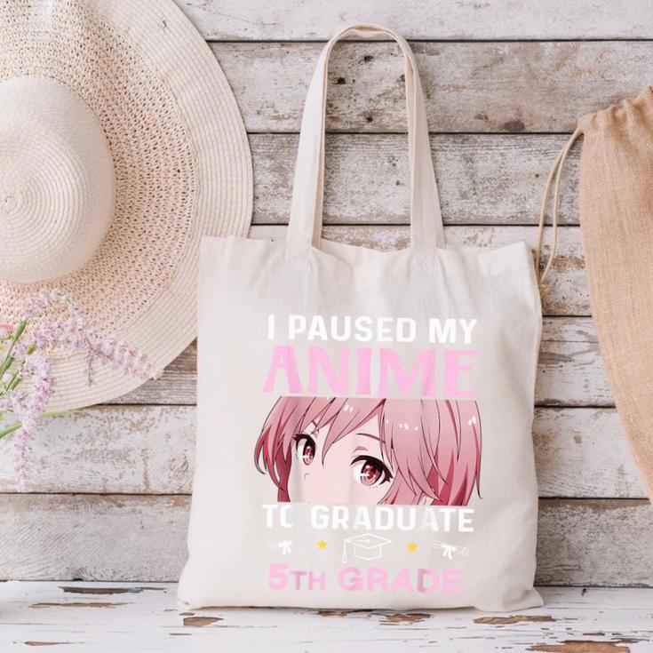 5th Grade Graduation Anime 2025 Graduate Elementary Girls Canvas Tote Bag
