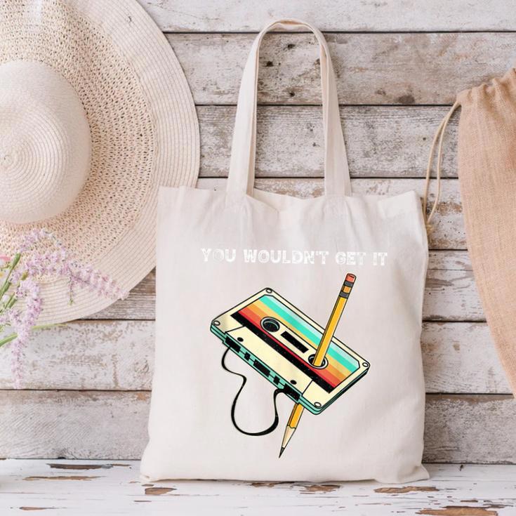 70s 80s 90s Retro Party Costume Nostalgia Cassette Canvas Tote Bag 70s 80s 90s Retro Party Costume Nostalgia Cassette Canvas Tote Bag