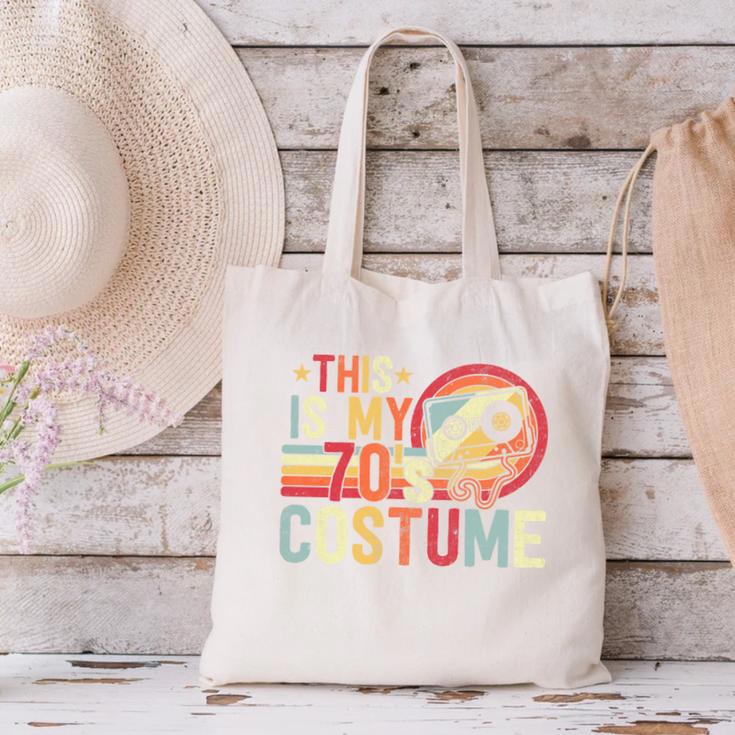 This Is My 70's Costume Retro Style Nostalgia 1970s Vintage Premium Tri-Blend Canvas Tote Bag