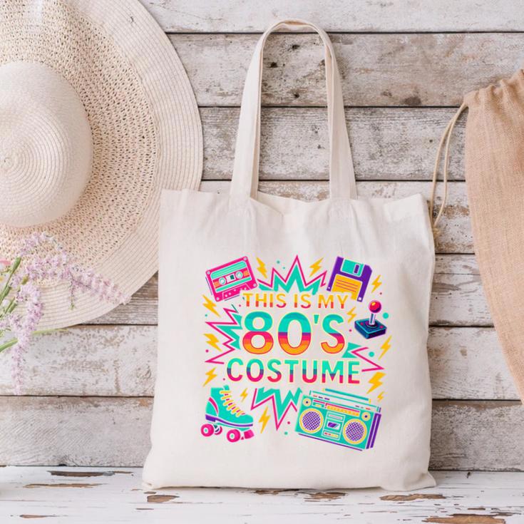 This Is My 80’s Costume Retro Nostalgia Premium Canvas Tote Bag