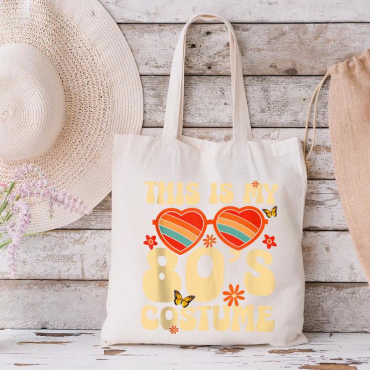 This Is My 80s Costume Vibes Nostalgia 1980s Vintage Fashion Canvas Tote Bag