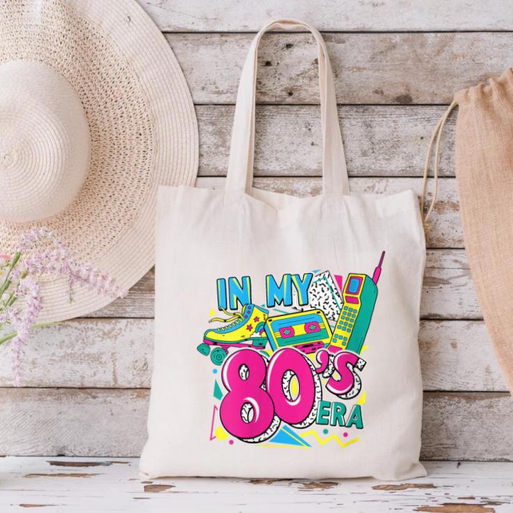 In My 80s Era Retro Vintage 80s Party Throwback Nostalgia Canvas Tote Bag In My 80s Era Retro Vintage 80s Party Throwback Nostalgia Canvas Tote Bag