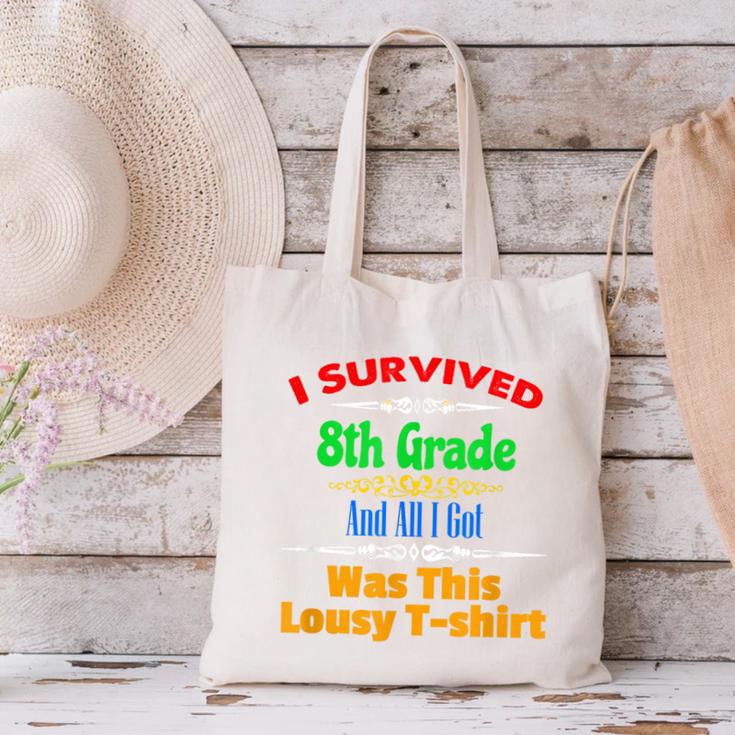 8th Grade Graduation Boys Girls Grad Education Canvas Tote Bag