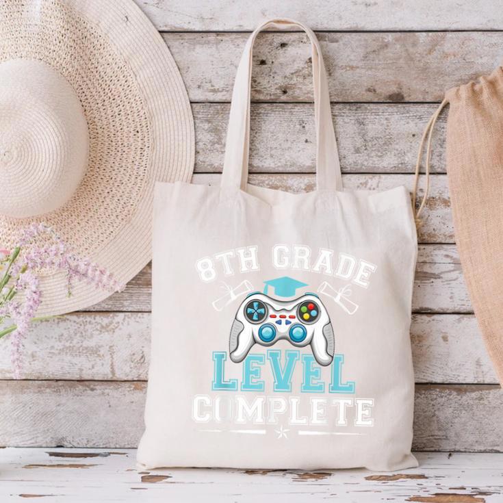 8th Grade Level Complete Graduation 2025 Class Eighth Grade Canvas Tote Bag