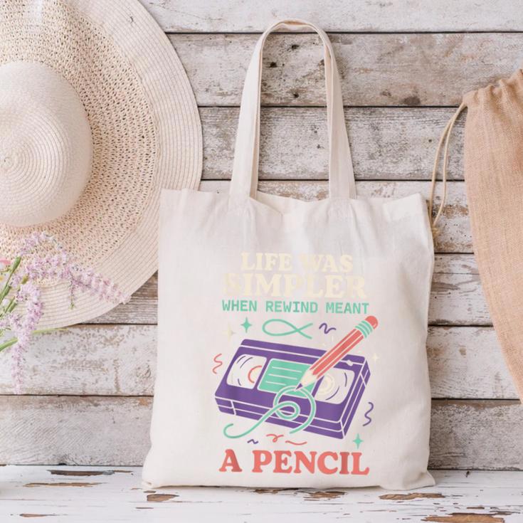 90s Baby Tired Millennial Burnout Nostalgia Parenting Canvas Tote Bag