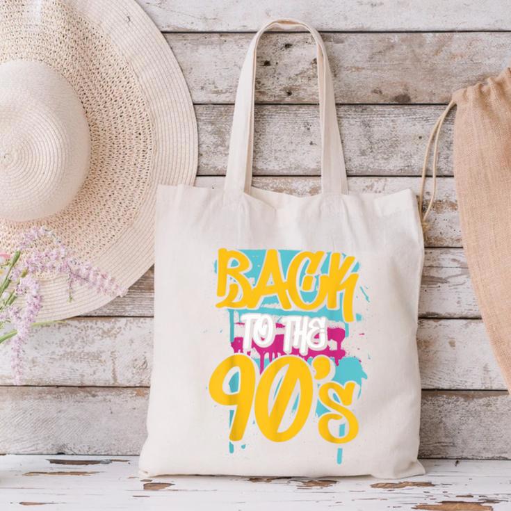 90's Nineties 1990s Nostalgia Canvas Tote Bag