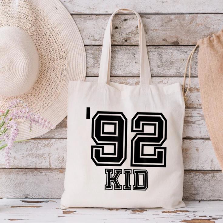 '92 Kid Perfect Vintage Retro Nostalgia Gear For Year 1992 Canvas Tote Bag