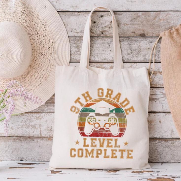 9th Grade Level Complete Ninth Grade Graduation Video Gamer Canvas Tote Bag