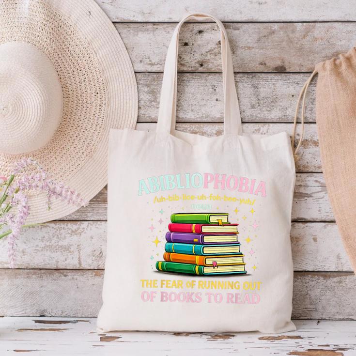 Abibliophobia Bibliophilia Abibliophobia Book Lovers Canvas Tote Bag Abibliophobia Bibliophilia Abibliophobia Book Lovers Canvas Tote Bag