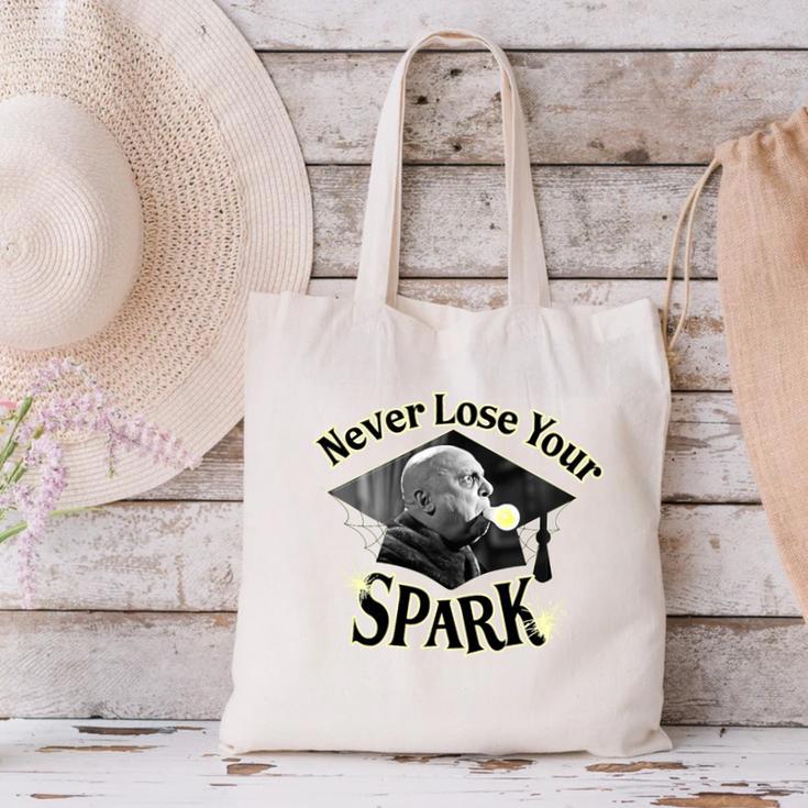 The Addams Family TV Series – Uncle Fester Graduation Spark Premium Canvas Tote Bag