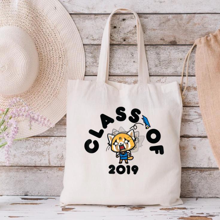 Aggretsuko Class Of 2019 Graduation Seniors Graduate Canvas Tote Bag