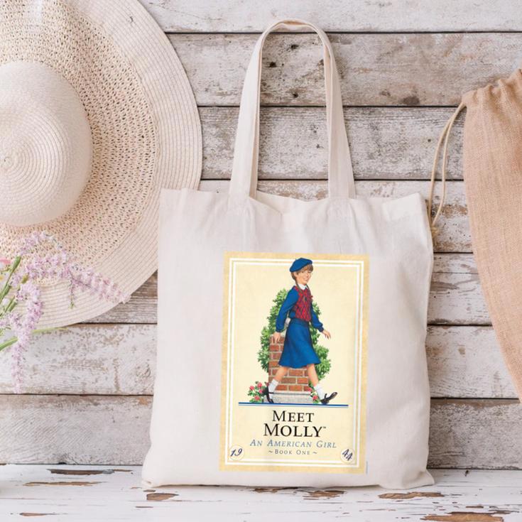 American Girl Meet Molly Book Cover Canvas Tote Bag