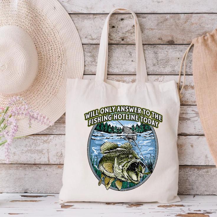 Answer To Fishing Hotline Introvert Humor Antisocial Raglan Baseball Tee Canvas Tote Bag Answer To Fishing Hotline Introvert Humor Antisocial Raglan Baseball Tee Canvas Tote Bag