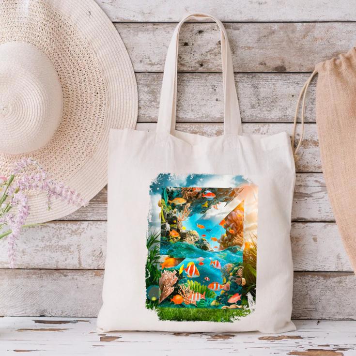 Aqua In The Skies Frutiger Aero Canvas Tote Bag Aqua In The Skies Frutiger Aero Canvas Tote Bag
