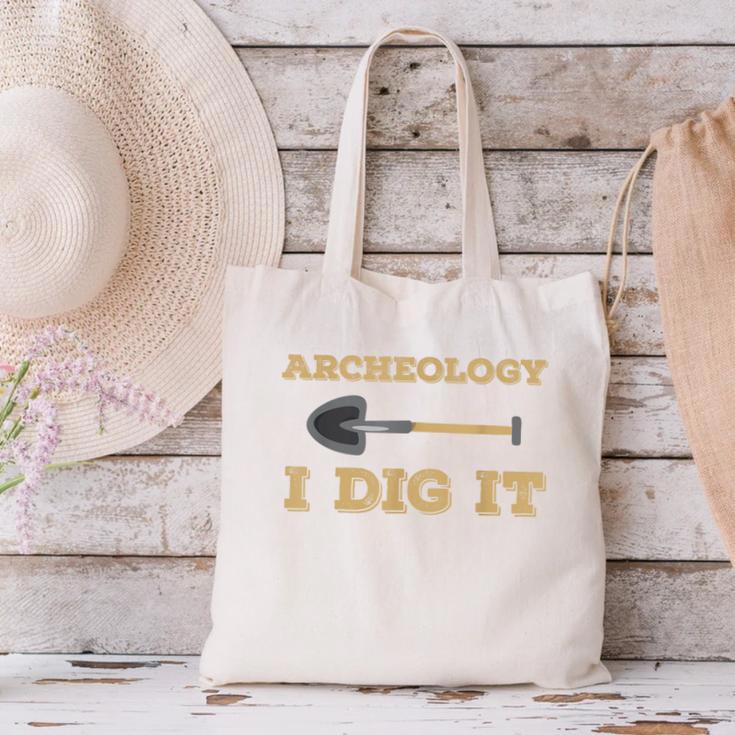 Archeology I Dig It Graduation Archaeology Shirt Canvas Tote Bag