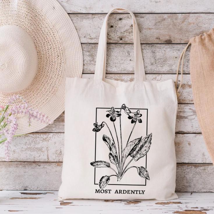 Most Ardently Book Lover Book Club Canvas Tote Bag