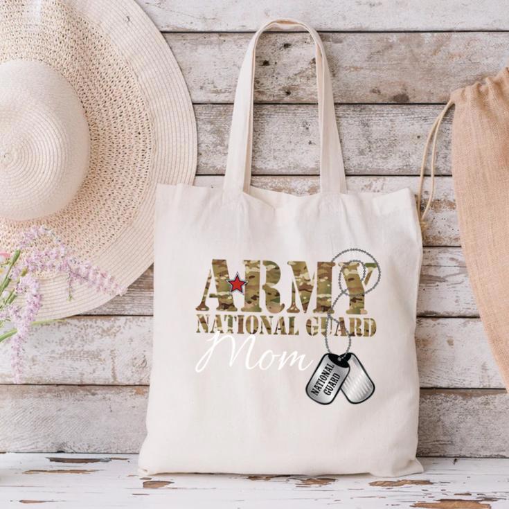Army National Guard Mom Army National Guard Graduation Mom Canvas Tote Bag