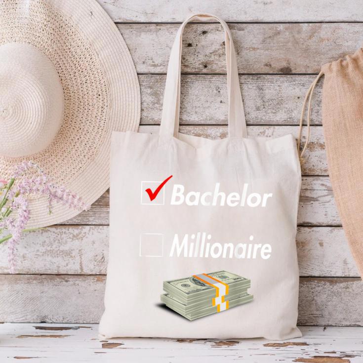 Bachelor Graduation Canvas Tote Bag