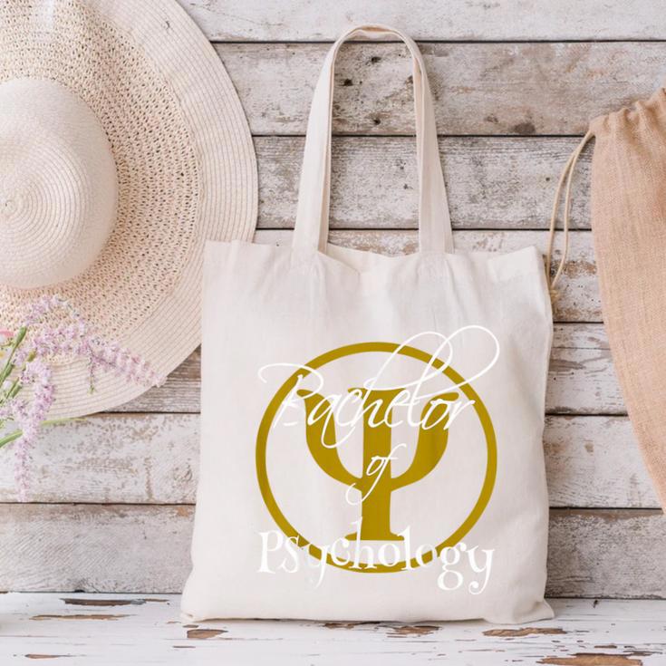 Bachelor Of Science Psychology Graduation Canvas Tote Bag