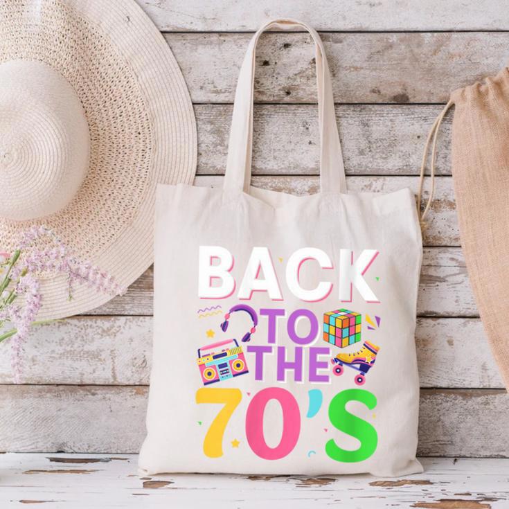 Back To The 70's Mixtape Era Nostalgia Retro 1970 70's Style Canvas Tote Bag Back To The 70's Mixtape Era Nostalgia Retro 1970 70's Style Canvas Tote Bag