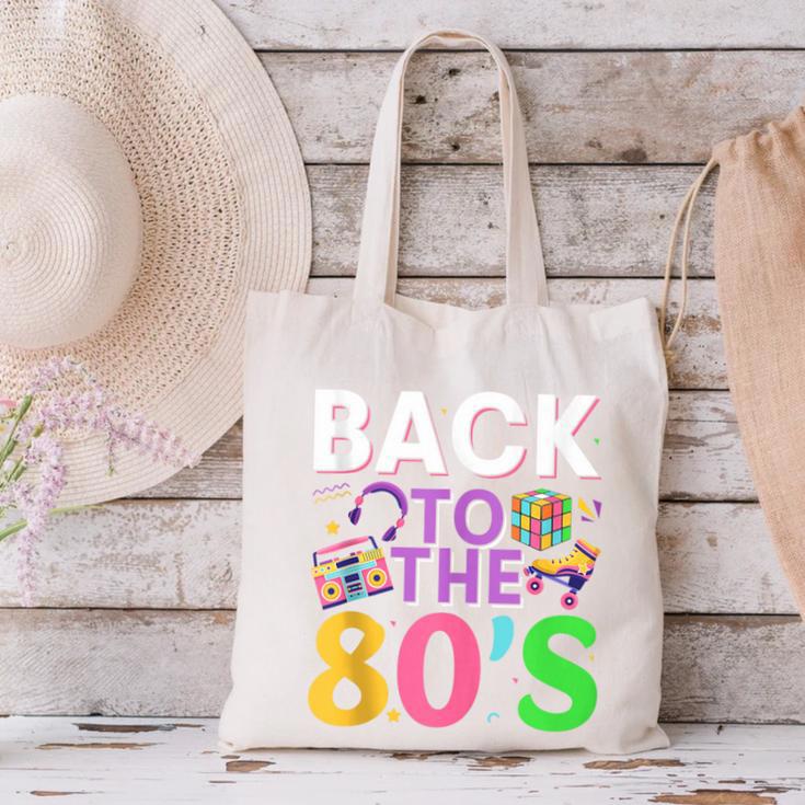 Back To The 80's Mixtape Era Nostalgia Retro 1980 80's Style Canvas Tote Bag