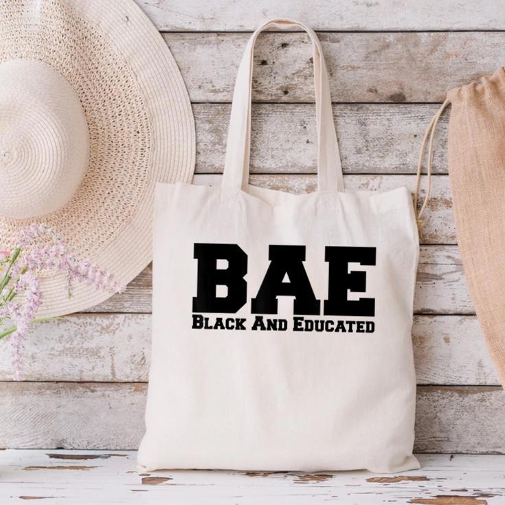 BAE And Educated Black History Month Graduation Canvas Tote Bag