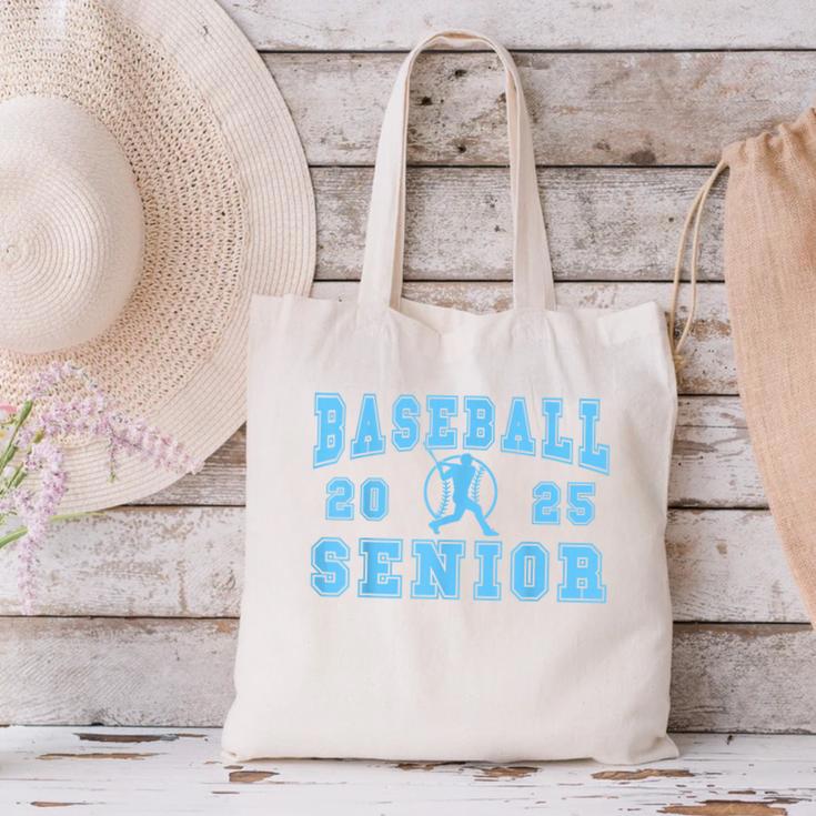 Baseball Senior Night Baseball Senior 2025 Graduation 26 Canvas Tote Bag