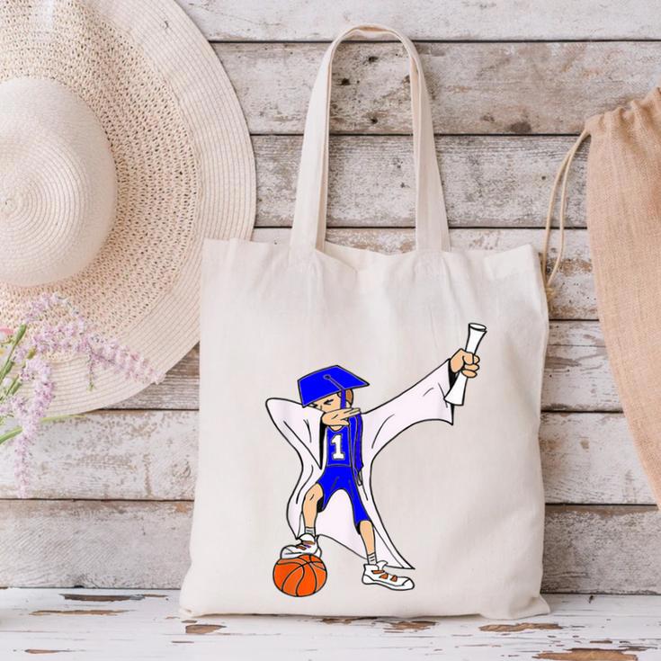 Basketball Dabbing Shirt Senior Graduation Him Her Canvas Tote Bag