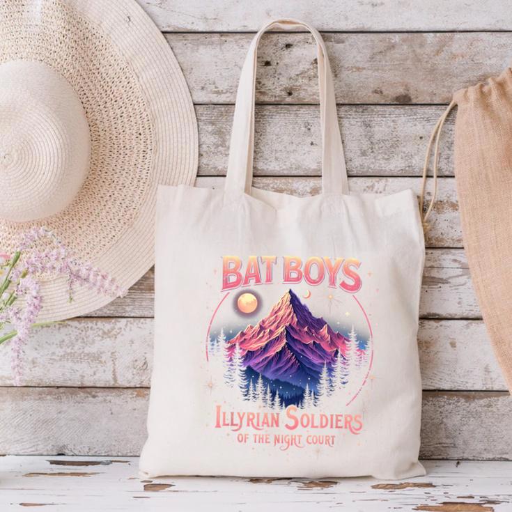 Bat Boys Night Court Mountain Nesta Bookworm ACOSF Bookish Canvas Tote Bag