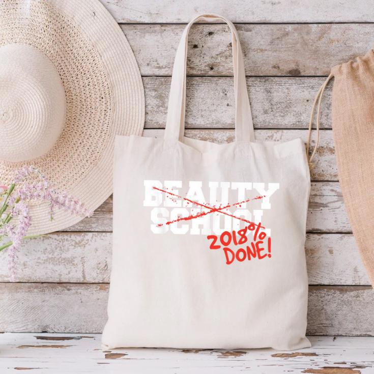 Beauty School Graduation Class Of 2018 Canvas Tote Bag