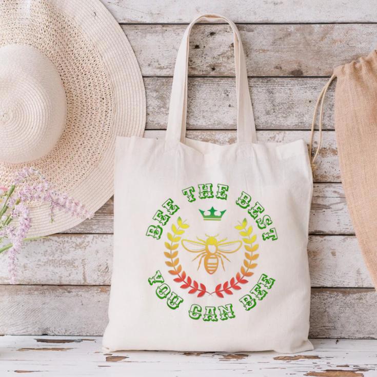 Bee The Best You Can Graduation Smart Kid Child Teen T-Shirt Canvas Tote Bag