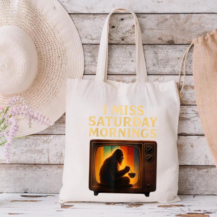 Bigfoot Saturday Morning Nostalgia Canvas Tote Bag Bigfoot Saturday Morning Nostalgia Canvas Tote Bag