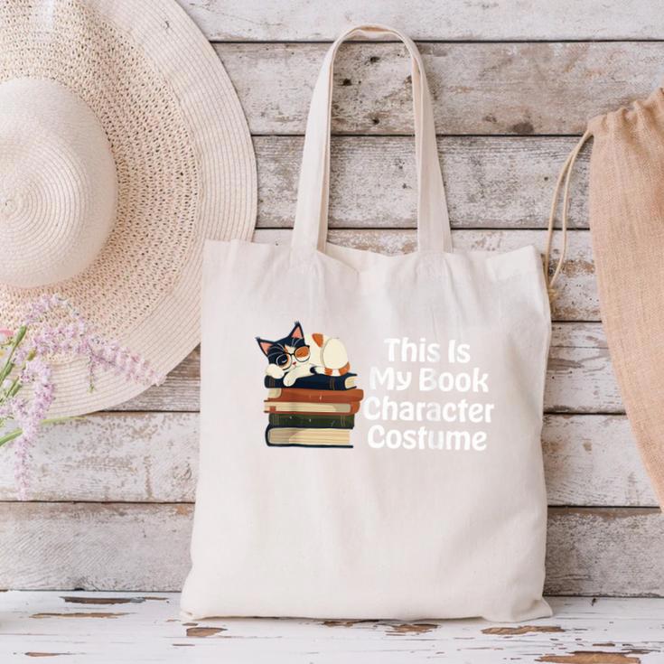 This Is My Book Character Costume Cat Men Women Kids Reading Canvas Tote Bag This Is My Book Character Costume Cat Men Women Kids Reading Canvas Tote Bag